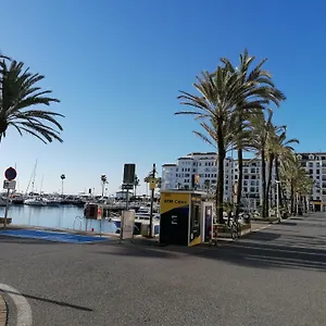 2252-amazing On Beach, Port View From Terrace! Apartment Manilva